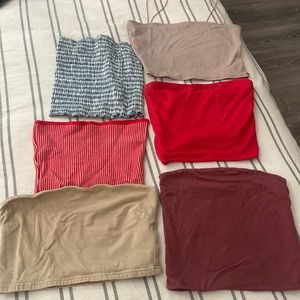Tube top bundle. 6 for $15